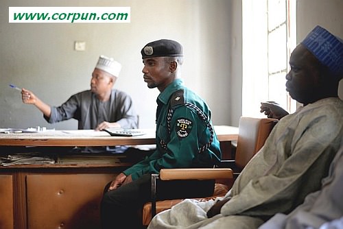 A Shariah police officer in court