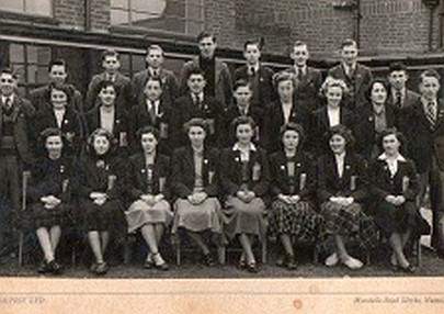 Hellesdon prefects in 1950s