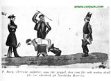 Cartoon, two soldiers punished, 1820 - Click to enlarge