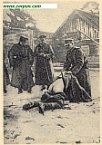 Polish soldiers punish peasant - Click to enlarge